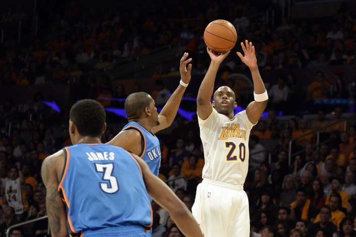 NBA: Oklahoma City Thunder at Los Angeles Lakers
