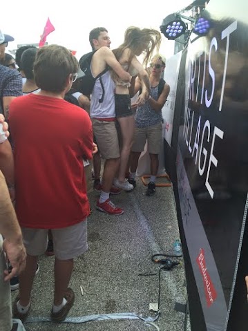 This girl was going to hard at Welcome to Houston pic 2